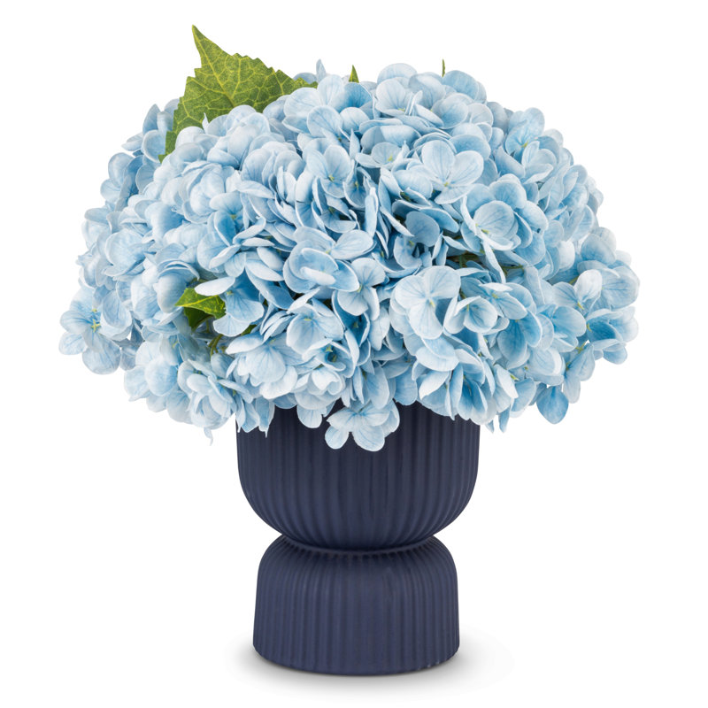 Cultivated Interiors Realtouch Hydrangea Arrangement, Blue