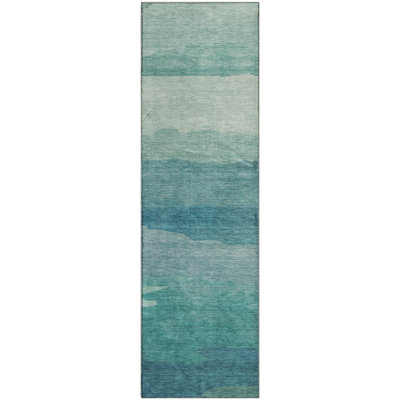 Premium Machine Washable Alijah AMF1254 Stripes Rug
