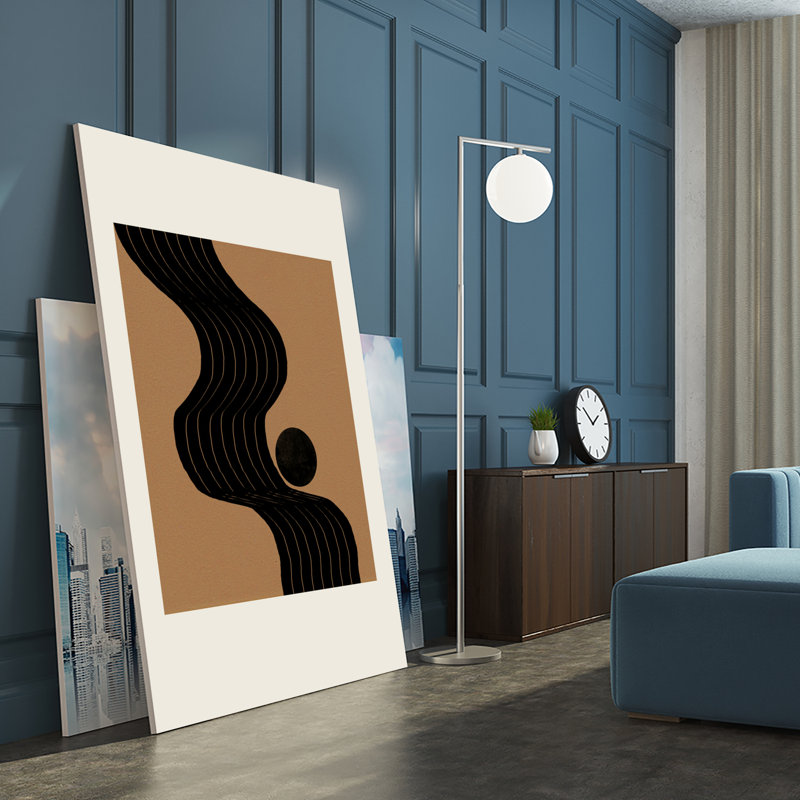" Composition I " by THE, 84" H x 54" W