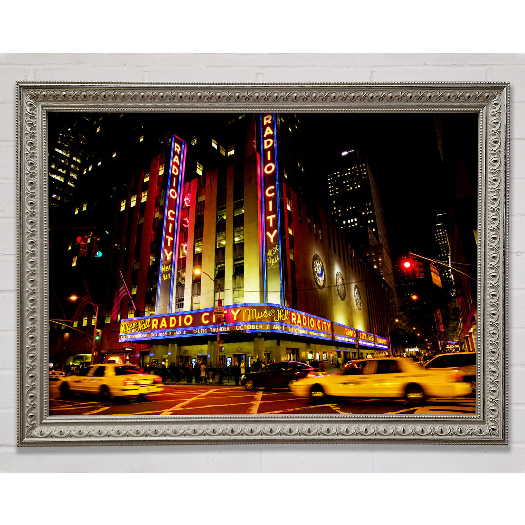 Nyc Radio City Music Hall - Einzelne Bilderrahmen Kunstdrucke