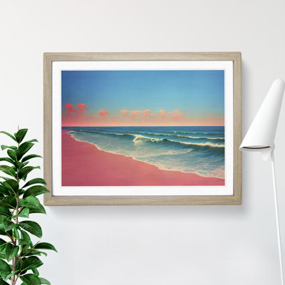 XH1022-7551X Rose Beach Vol.2 - Single Picture Frame Painting