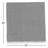 Soren Steel 20" Linen Napkin-32511824