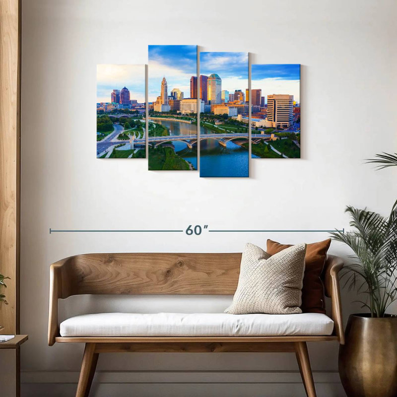 Nicci Downtown Columbus View, 27" H x 43" W