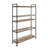 Oak And Sandy Black Bookshelf-1819980516