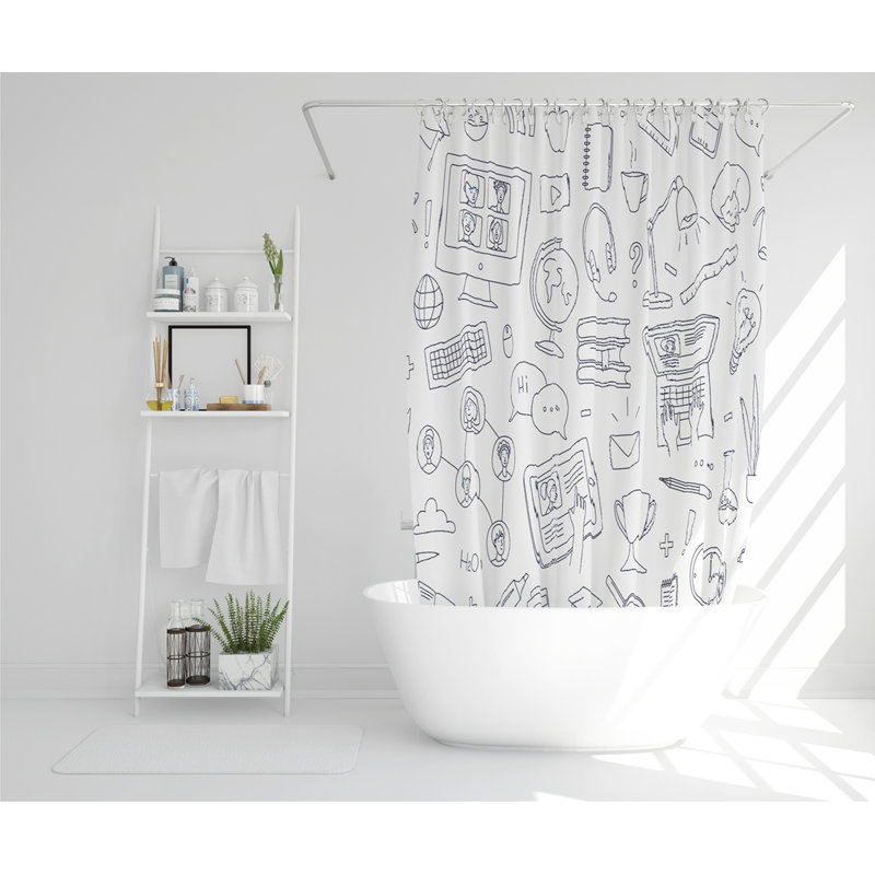 Creedmoor Polyester Shower Curtain Set