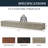 48" Rustic Espresso Wood Fireplace Mantel & Floating Shelf for Stylish Home Decor-1775570220-1775570218