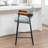 Devane Upholstered Counter Stool With Armrest-123161716