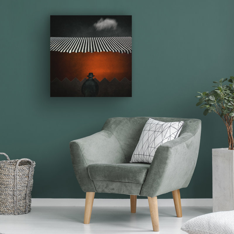 Art sur toile, "Gilbert est", H 24 po x l 24 po