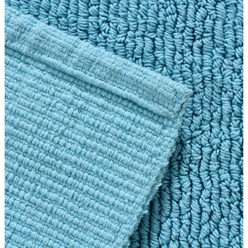 Levaughn Cotton Blend Bath Mat, Blue