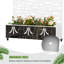 Lit de jardin extérieur surélevé en métal avec treillis-1702850068-1784459253