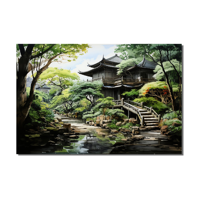 Japon Art Zen Garden Serenity I - estampes murales japonaises