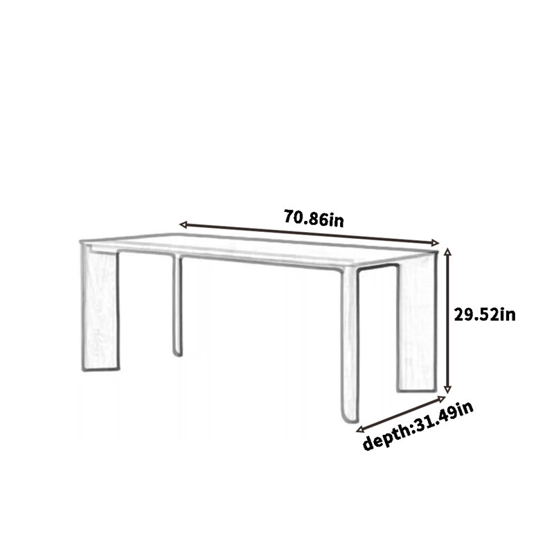Yolotzin, 29.52" H x 70.86" L x 31.49" W