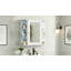Armoire de rangement murale de salle de bain avec miroir-188567105