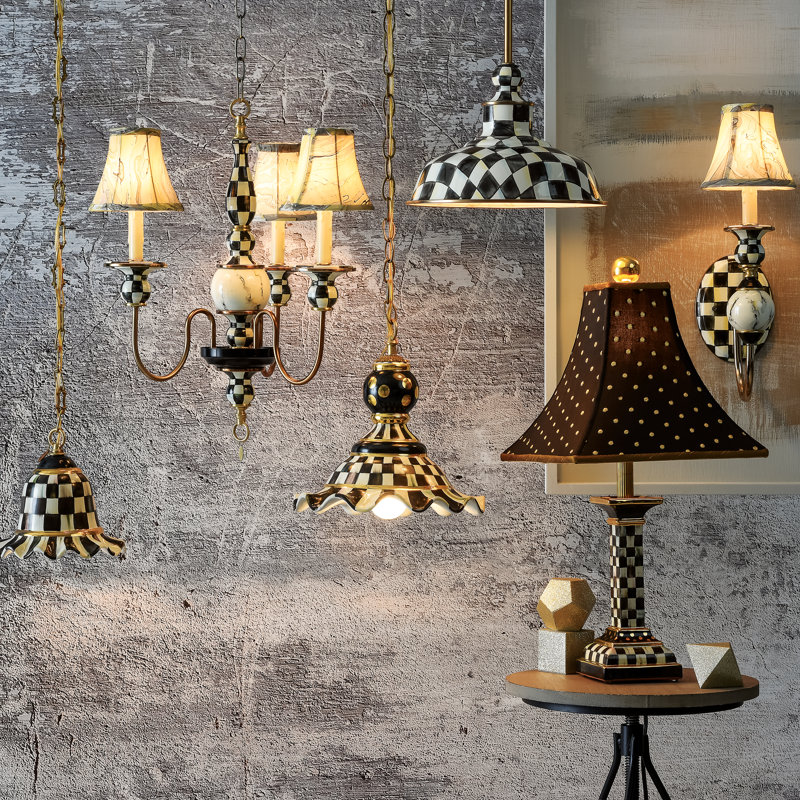 Courtly Check Barn Pendant Lamp, 12
