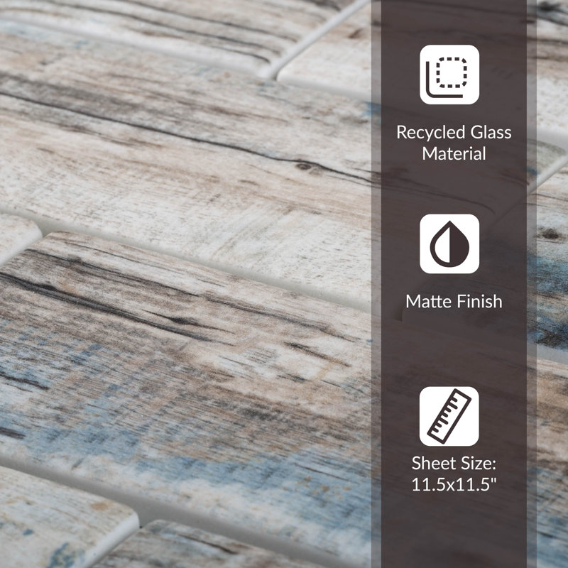 2.75 in. x 5.7 in. Matte Tile