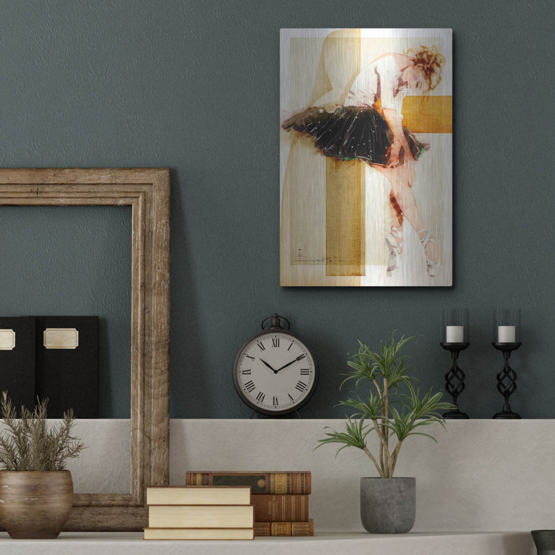 «Tired Dancer» par TM Borenstein, H 16 po x l 12 po