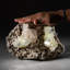 Green Apophyllite on Chalcedony