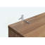 Retro Style Hall Tree With 2 Rattan Doors And 4 Hooks, Elegant Walnut