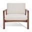 Chaise de patio avec coussins Nicholson