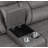 Rochon Upholstered Power Reclining Sectional Sofa Grey