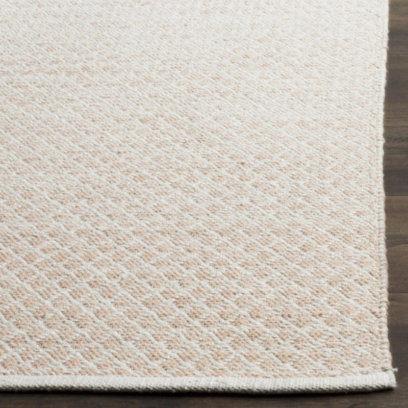Alannah Hand Woven Cotton Geometric Rug, Runner 2'3" x 7'