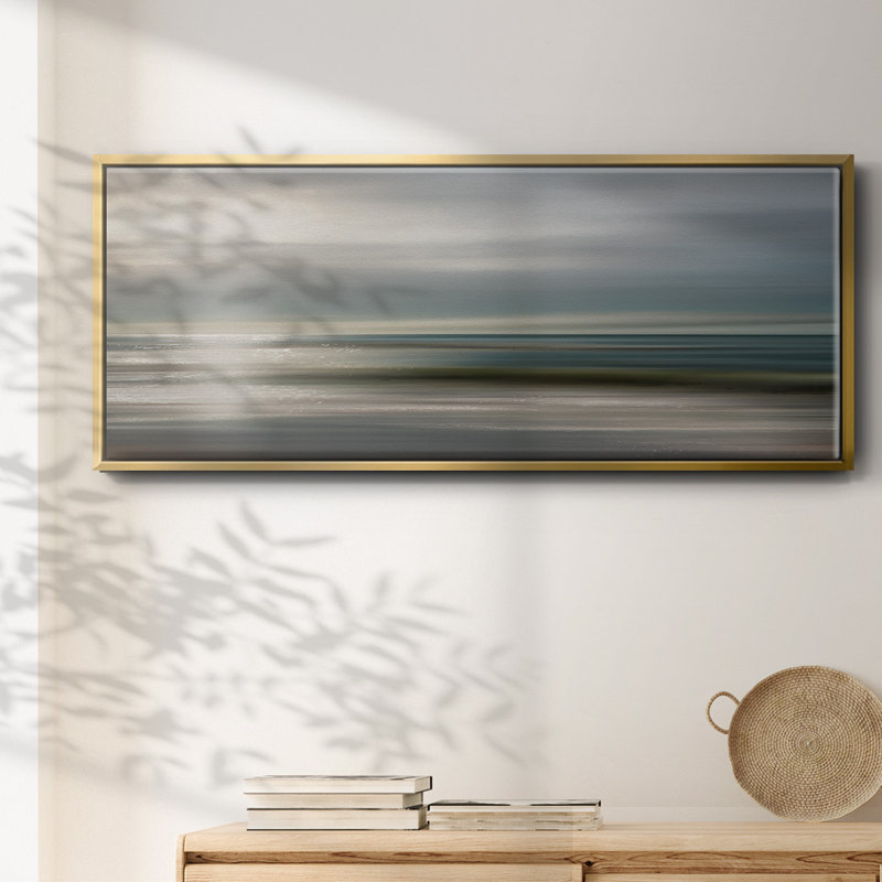 Setting Sun- Framed Canvas, 20" H x 50" W