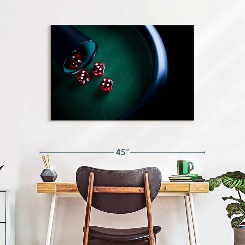 Senne Poker Dice, 26" H x 39" W