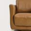 33" Wide Genuine Leather 360°Swivel Barrel Chair With Solid Wood Frame, No Assembly Required (Set of 2)-1427349598