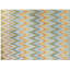 Tweed Chevron Area Rug in Gold