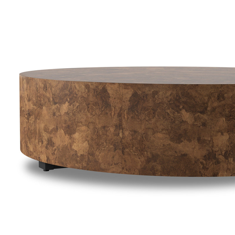 Hudson Coffee Table, Dark Bark Paper, Dark Bark Paper