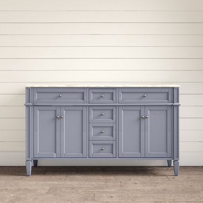 Rivers 60" Double Bathroom Vanity Set
