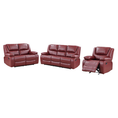 Ensemble de canapé inclinable 3 pièces Petillo