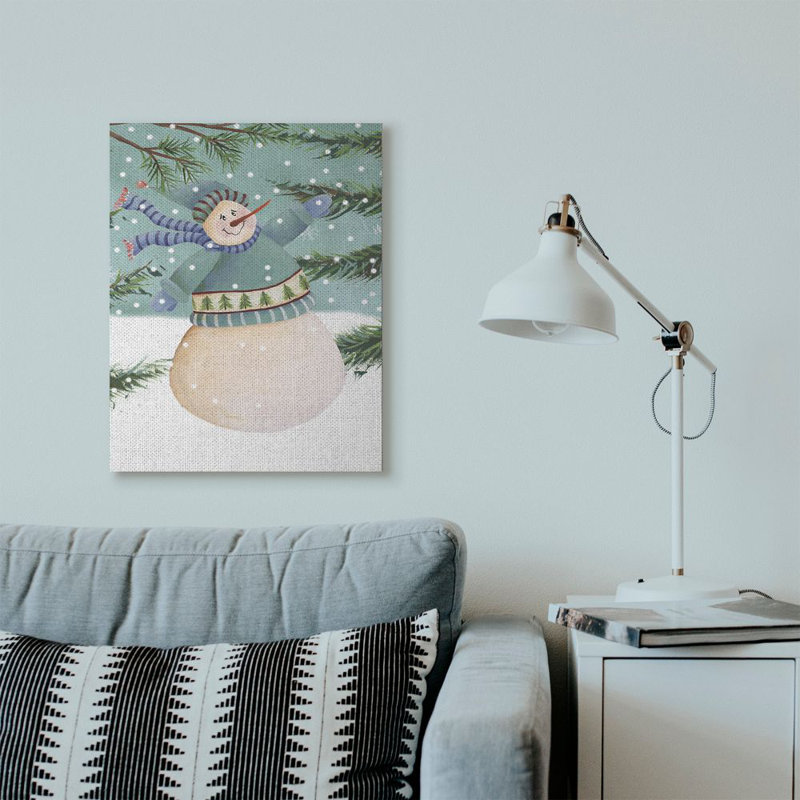 «Snowman Pine», impression, Toile tendue, H 30 po x l 24 po