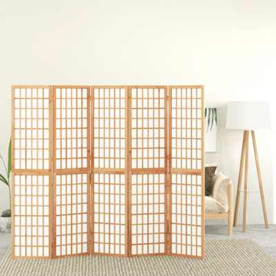 Leunne 170 cm H Solid Wood Folding Room Divider