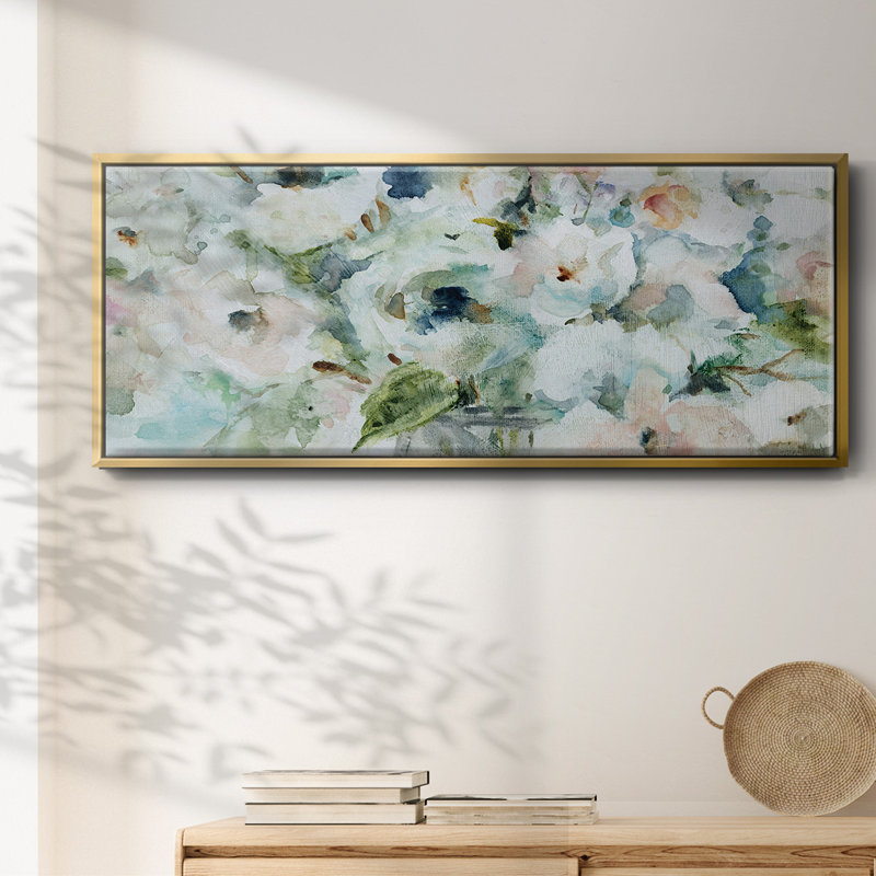 «Blooming Softly», toile encadrée, H 8 po x l 20 po