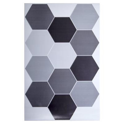 Adhésifs décoratifs hexagonaux