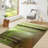 Non-Woven Thin Type Printed Rug with Intricate Geometric Pattern Perfect for Any Room Décor-128908885