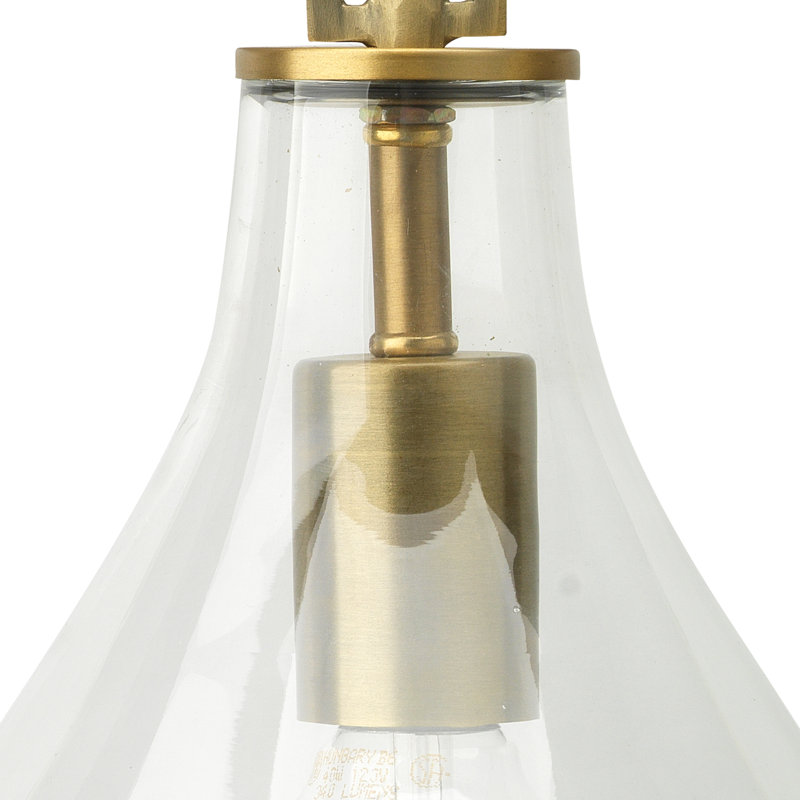 1 - Light Armed Sconce, Brass