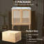 Meuble-lavabo simple en bois massif avec plateau en céramique-1092781671