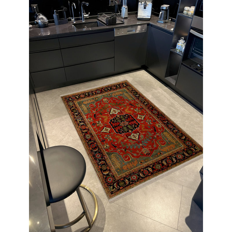Tapis rectangulaire Wimjan, Rectangle 5 pi 2 po x 7 pi 7 po