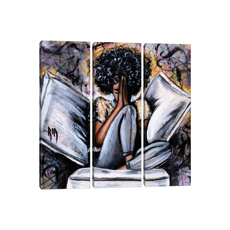 «All I Have ...» par l'artiste Ria, reproduction sur toile tendue de 3 pièces