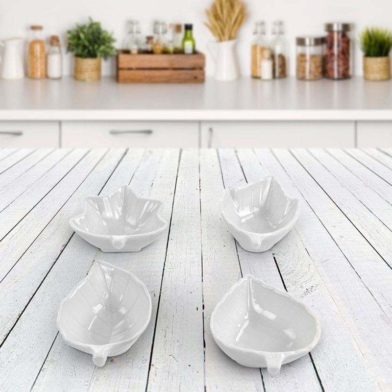 4 Piece Chips and Dip Platter Set