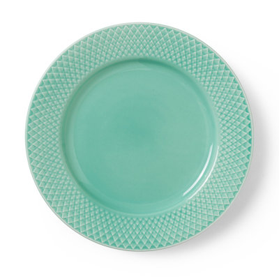 Rhombe Color Handmade Porcelain Salad/Dessert Plate