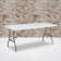 8-Foot Bi-Fold Plastic Banquet and Event Folding Table with Carrying Handle