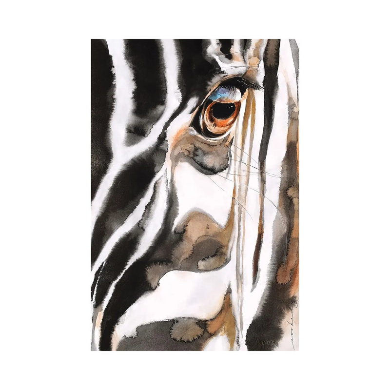 Stripes II 1 Piece Wrapped Canvas Painting, 30.48 cm H x 45.72 cm W