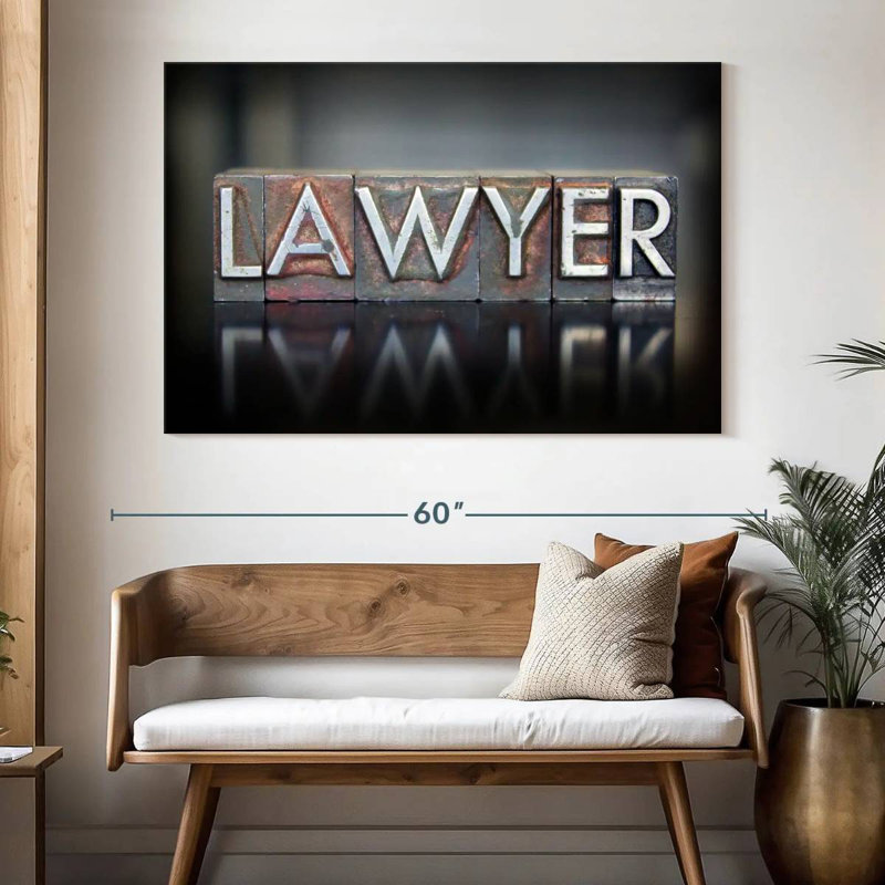 Alcaraz Lawyer, typographie, H 34 po x l 51 po