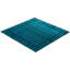 Tapis bleu nouvel âge 6 pi 1 po x 6 pi 2 po Cowlic