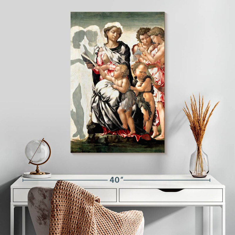 Manchester Madonna - 1497, H 30 po x l 20 po