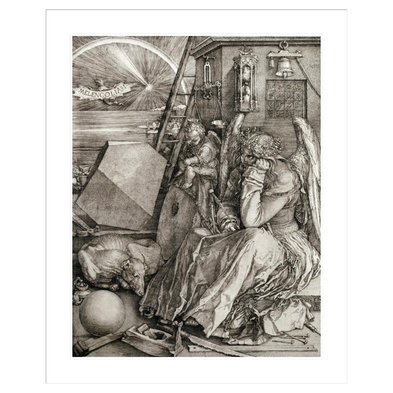 «Melancholia» par Albrecht Dürer, impression giclée sur cadre, 41.09" H x 33.5" W