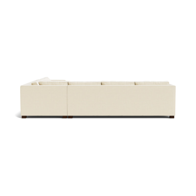 Keaton Chaise Sectional, Performance Linen - Cream, Sienna